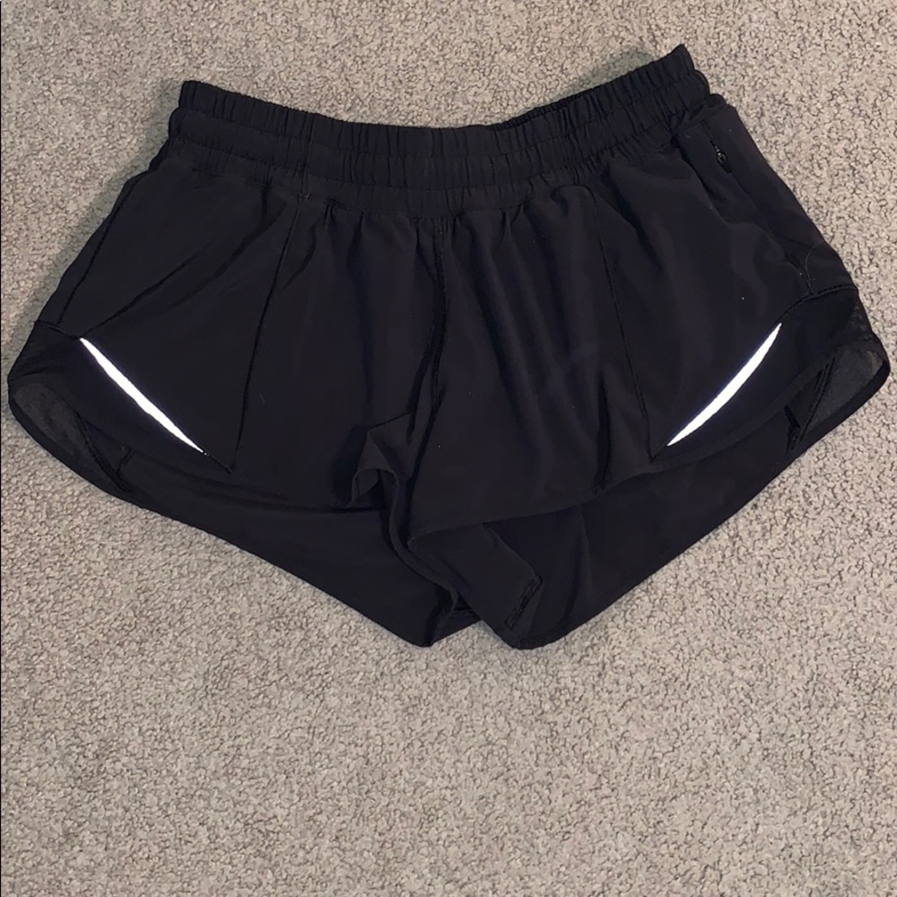 Black Lulu Athletic Shorts